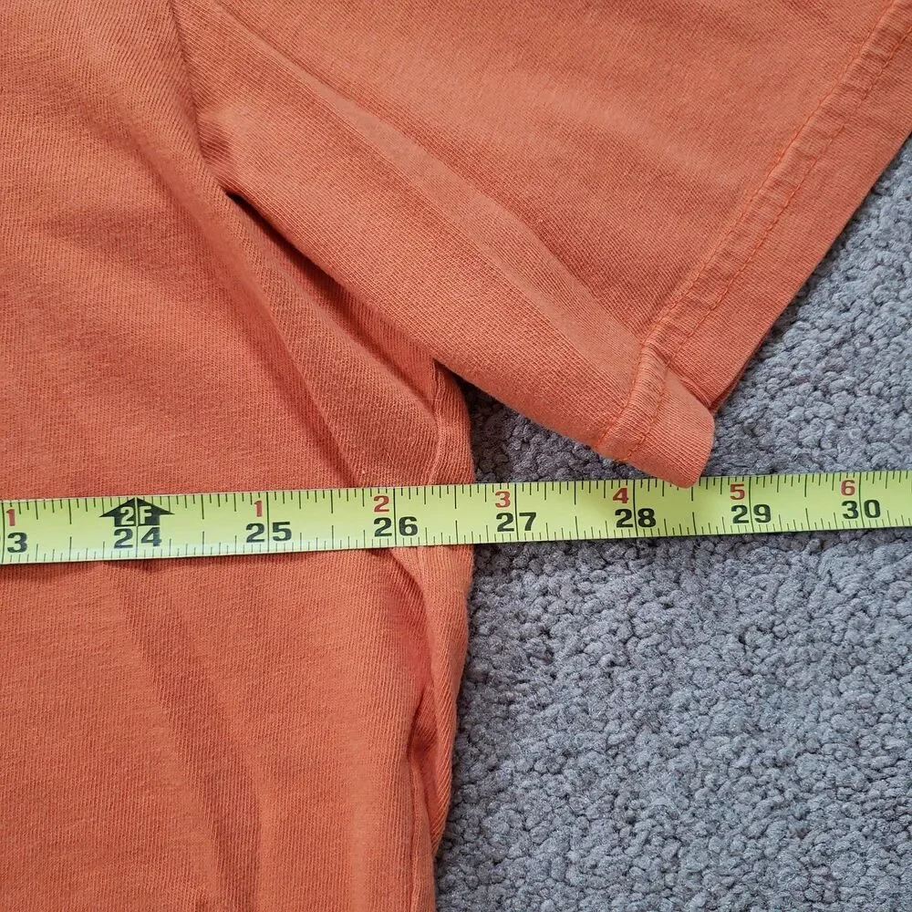 Vintage Polo Ralph Lauren Fishing Tackle Sz 2XL Mens Orange T-Shirt Rods Reels